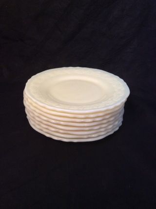 Mckee Laurel French Ivory Bread Plates 8 Plates