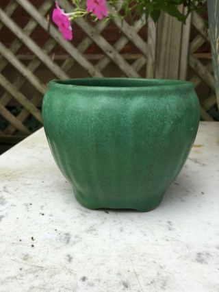 Roseville Pottery Matt Green 1910 Planter 4 