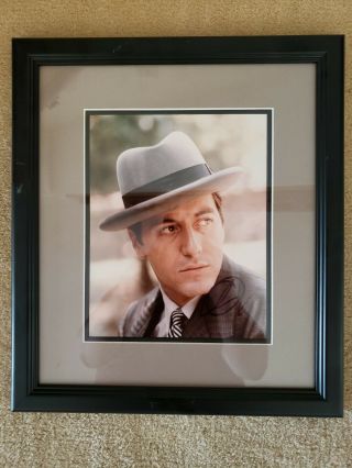 Signed Color Al Pacino Godfather Framed And Matted 8 " X10 " Photo