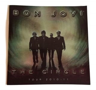 Bon Jovi The Circle Tour 2010 - 11 Japan Concert Program Book Richie Sambora Jon