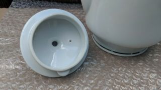 Fine China of Japan Diane Coffee Tea Pot w Lid Porcelain Teapot Server 4