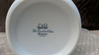 Fine China of Japan Diane Coffee Tea Pot w Lid Porcelain Teapot Server 8