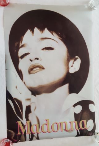 Rare Vintage Madonna Poster 23x35 " Deadstock Young Music Boy Toy Very 90s (1991)