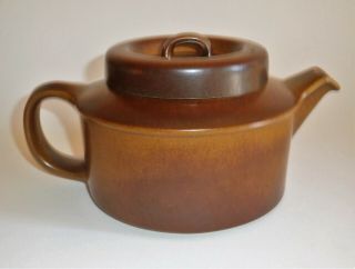 Vintage Mid Century Modern Arabia Finland RUSKA Teapot With Infuser 2