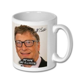 Bill Gates 1 Personalised Gift Signed Large Mug Coffee Tea Cup