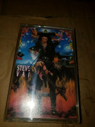 Signed Steve Vai Autographed Cassette