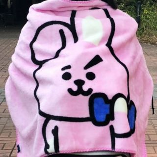 Bts Bt21 Winter Knee Flannel Blanket Limited Edition Official Authentic Md