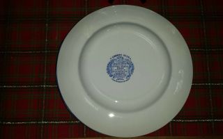 Liberty Blue Historic Colonial Scenes 4 Dinner Plates Independence Hall 2