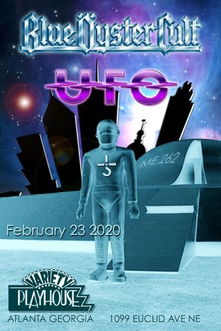Blue Osyter Cult - Ufo Concert Poster