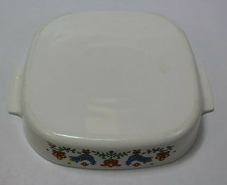 Set of 2 VTG Corning Ware Country Festival Bluebirds Casserole Dishes A - 10 - B 5