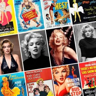 Marilyn Monroe Vintage Movie Posters & Portraits Photo Print Poster Actress Art