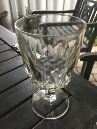 2 J G Durand France Arcoroc Artic Toughened Glass 8 - 10 3/4 Oz Goblets Glasses