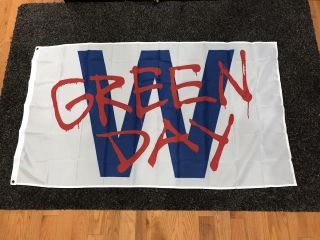 Green Day Wrigley Field Cubs W Flag Pop Up Exclusive Rare