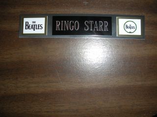 Ringo Starr (beatles) Nameplate For Signed Photo/record/album