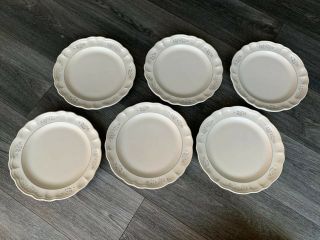 Set Of Six Plates Pfaltzgraff Remembrance Dinner Plate - Set Of 6 Flowers Floral