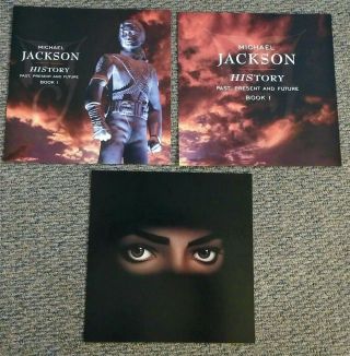 Michael Jackson Set Of Promotional Album Flats