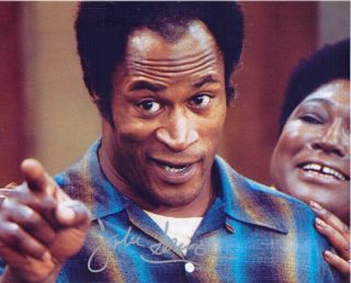 John Amos James Evans Good Times Signed 8x10 Photo With