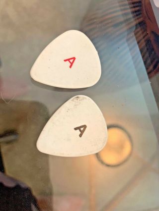 Two Aerosmith Joe Perry Guitar Pick A Picks