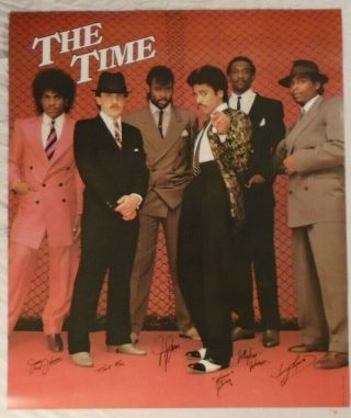 The Time 1982 Poster Morris Day Prince Prn Productions