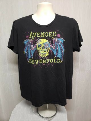 Avenged Sevenfold Womens Black Xl Tshirt