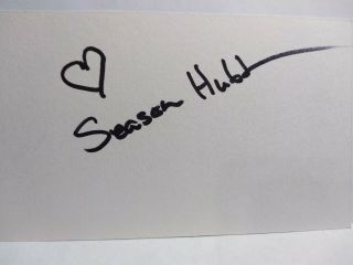 Season Hubley Authentic Hand Signed Autograph Index Card - Sexy Actress