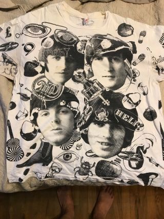 The Beatles Collage T - Shirt 1980’s Xl