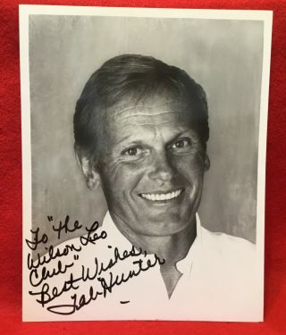 Tab Hunter Signed Autograph " Actor In Damn Yankees & Grease 2 " Signed 8x10 Photo