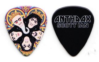 Anthrax Scott Ian Kiss Rock & Roll Over Guitar Pick - 2018 Killthrax Ii Tour