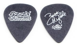 Ozzy Osbourne Zakk Wylde Signature Black Guitar Pick - 2002 Ozzfest Tour
