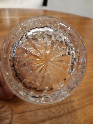 Vintage Signed Waterford Cut Crystal Lismore Lidded Jam Jelly Jar 7