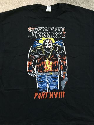 18th Annual Gathering Of The Juggalos 2xl T - Shirt 2017 Insane Clown Posse Icp