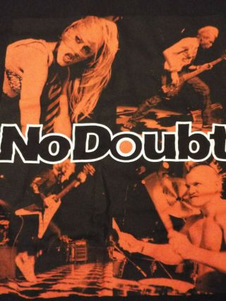 Vintage 2002 No Doubt Rock Steady Tour Shirt Rare Print Htf Gwen Stefani