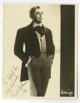 Charles Kullman - American Tenor Singer - Signed 8x10 Photograph