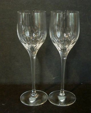 Orrefors Clear Crystal " Prelude " Sherry Glasses 5 7/8 "
