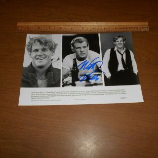 Nicholas Nolte Is An American Actor,  Producer Hand Signed 10 X 6.  5 Movie Photo