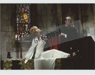 Christopher Lee & Stephanie Beecham Dracula Ad 1972 Rare Colour Print Photo 2