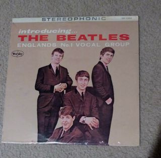 Introducing The Beatles Lp Record Album Vee Jay Sr1062 Version 1 Songs