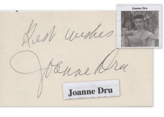 Joanne Dru,  Actress Of 40s & 50s,  Known For Red River,  All The Kings Men (6585