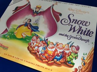 Disney ' s - Snow White and the Seven Dwarfs Cinema Release Poster 2
