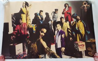 Rare Vintage Prince Poster Power Generation Band 22x34 " Pop Music 90s (1993)