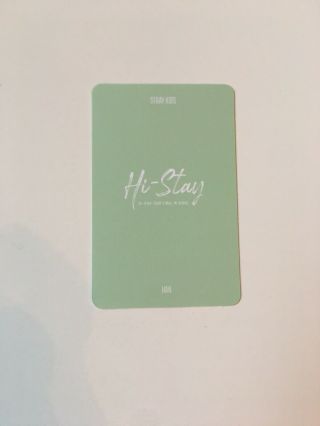 STRAY KIDS Han Jisung Hi Stay Lucky Box Official Photocard PC (Green Version) 2