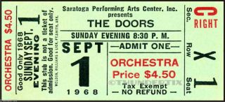12 1967 - 1970 The Doors Full Concert Tickets Scrapbooking Frame Reprint