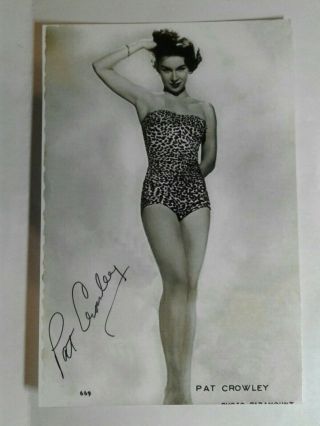 Pat Crowley Authentic Hand Signed Autograph 4x6 Photo - Actress