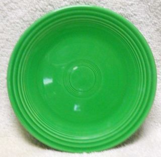 Homer Laughlin Fiesta Vintage Medium Green Pattern Luncheon Plate @ 9 - 1/2 "