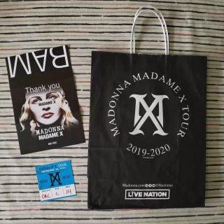 Madonna Madame X Bag Thank You Card And Ticket Stub Memorabilia