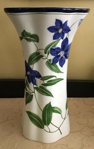 Tiffany & Co Vase 2002 Este Ceramiche Made In Italy 10 "