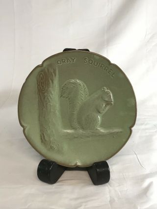 Frankoma Wildlife Plate - Gray Squirrel