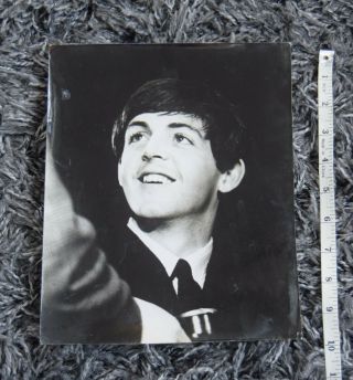 Beatles Paul McCartney UK 1963 vintage 10x8 photograph photo print dk source 2