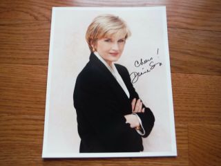 Diane Sawyer Autographed 8x10 Photo Hand Signed Abc News