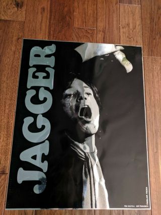 Vintage Mick Jagger Poster Familiar Faces Poster The W.  O.  R.  K.  S San Fransisco